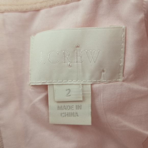 J.Crew Misty Rose Nadia Silk Strapless Dress. Size 2. New. - Picture 9 of 10